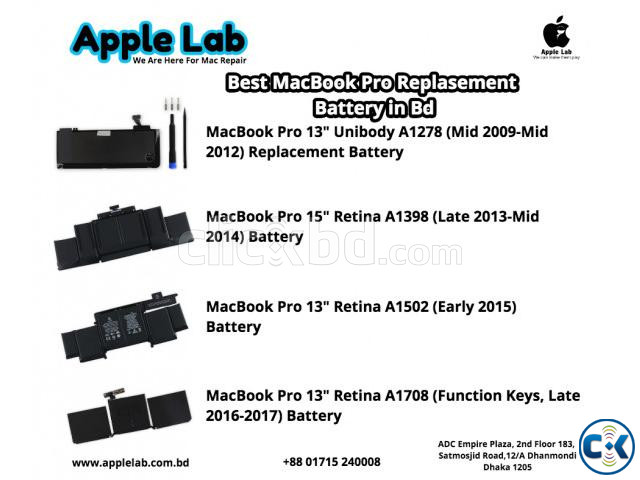 Best MacBook Pro Battery Replacement in BD large image 0
