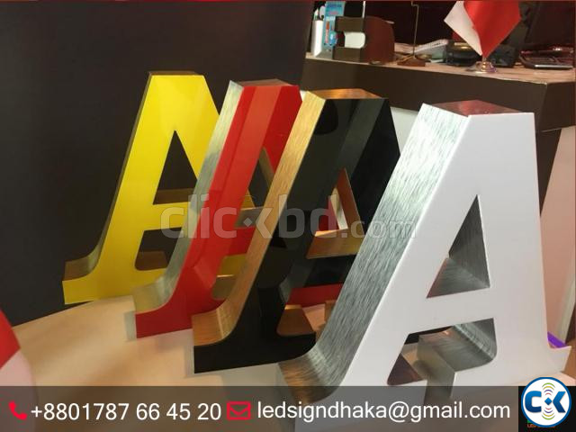 led sign and neon sign with acp board branding large image 1