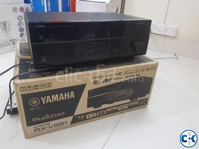 Yamaha RX-V581 7.2-Channel Network A V Receiver Black  large image 1
