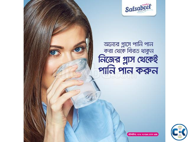 Salsabeel Drinking Water 250ml individual glassed water large image 1