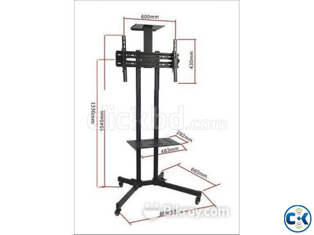 Flat Panels Stand with Wheels Mobile troly large image 0