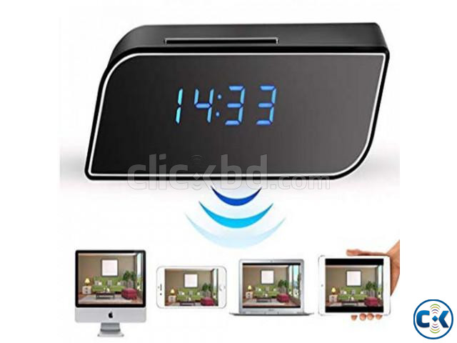 Wifi IP Camera Clock Live Spy Cam Video with Voice Recorder large image 3