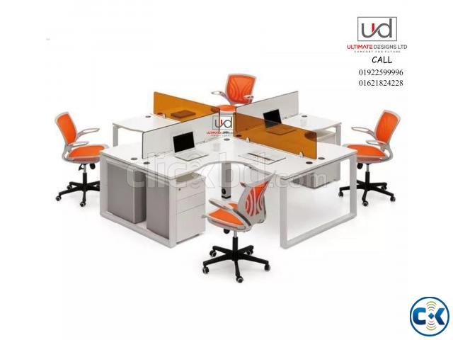 Marvelous Open work station Desk-UD.3001 large image 1