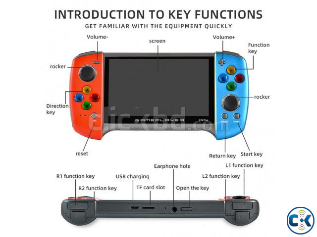 X19s Game Player Enhanced Edition Handheld Game Console 5.1 large image 4