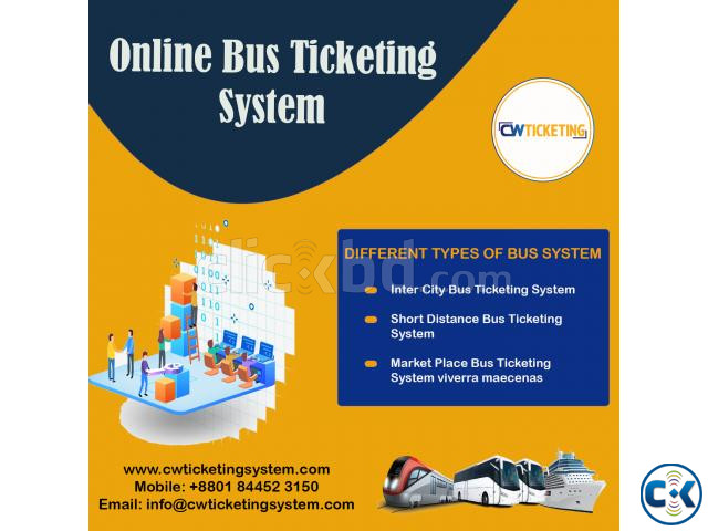 Bus ticket reservation software benefits for business large image 0