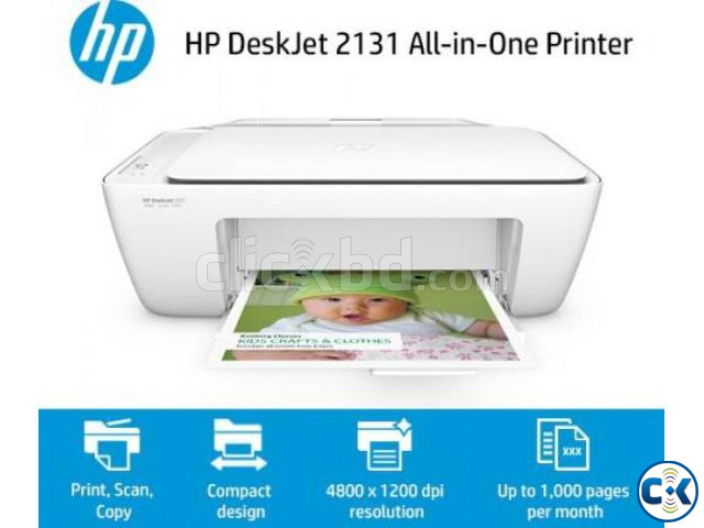 HP DeskJet 2131 All-in-One Inkjet Cartridge Printer large image 1