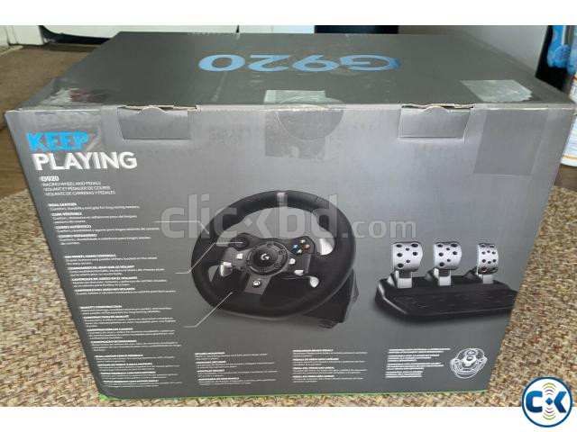 Logitech g920 racing wheel for xbox one ps4 5 PC large image 1