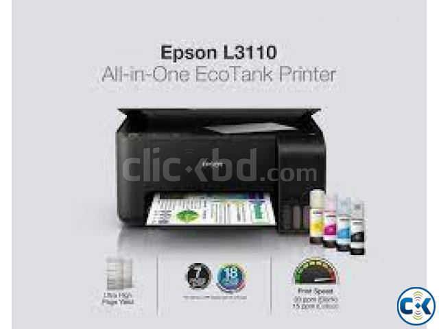 Epson L3110 All-in-One 4-Color Ink Tank Ready Printer large image 0