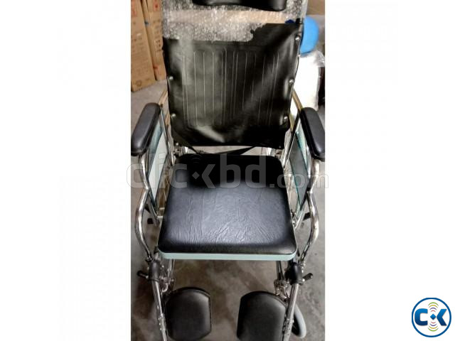 Sleeping System Commode Wheelchair Wheelchair with Commode large image 2