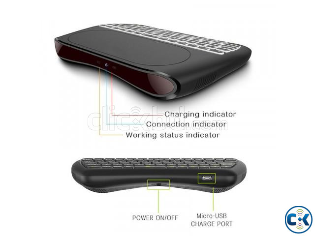 The 5-In-1 Bluetooth Wireless 2.4Ghz dual mode Mini Keyboard large image 0