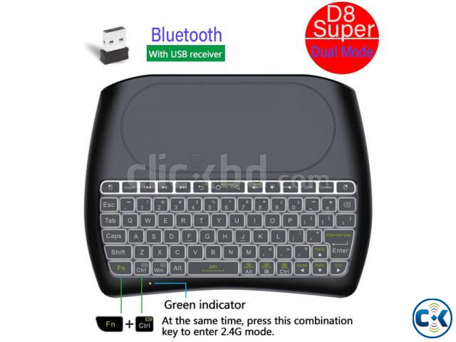 The 5-In-1 Bluetooth Wireless 2.4Ghz dual mode Mini Keyboard large image 1