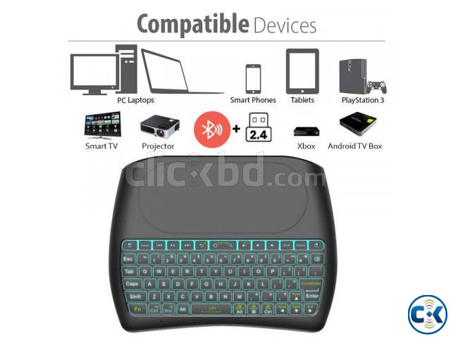 The 5-In-1 Bluetooth Wireless 2.4Ghz dual mode Mini Keyboard large image 3