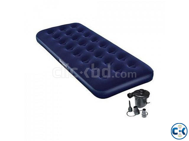 Single Air Bed Camping Mattress with Pump large image 2