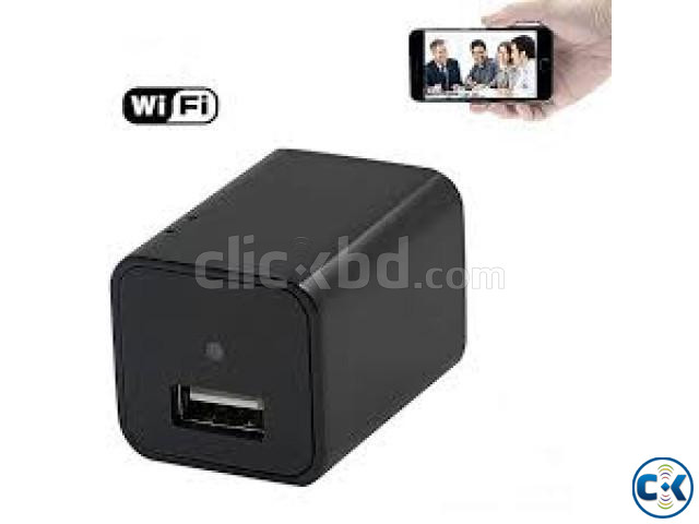 Wifi IP Charger Adapter with Voice Recorder.spy camera large image 1
