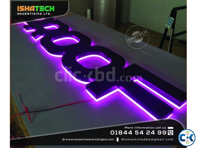 Backlit Sign Frontlit Letter Led Lighting with Acp Board B large image 0