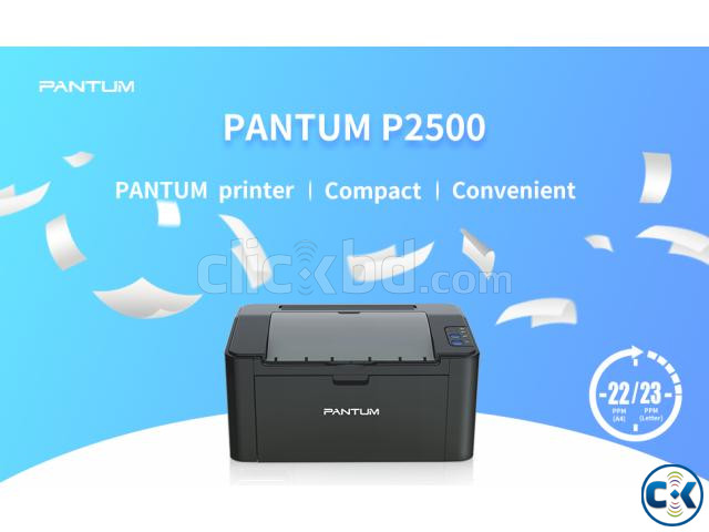 Pantum P2500W Single Function Mono Laser Printer large image 4
