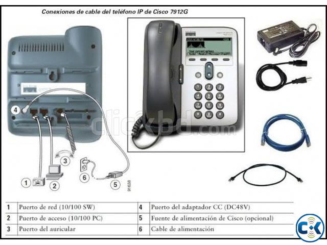 Cisco 7912 Unified IP Phone CP-7912G Brand New full box. large image 2