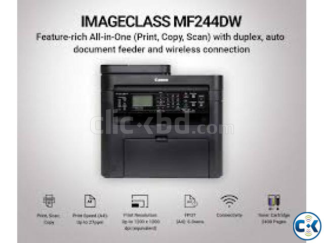 Canon imageCLASS MF244dw Wireless Multifunction Printer large image 3