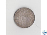 British India 1 Rupee Silver Coin 1893
