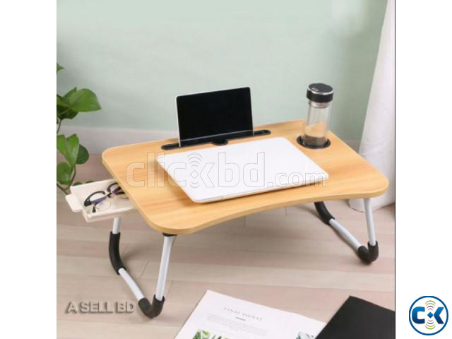 Laptop Table With Mini Drawer large image 0