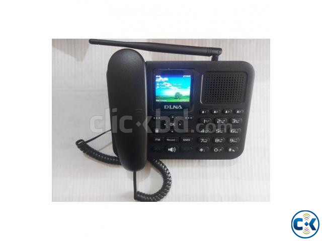 DLNA ZT9000 Dual Sim Landphone with Color Display FM Radio large image 0