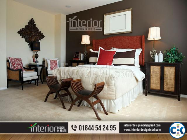 Flat Bedroom Interior Design in Bangladesh large image 0