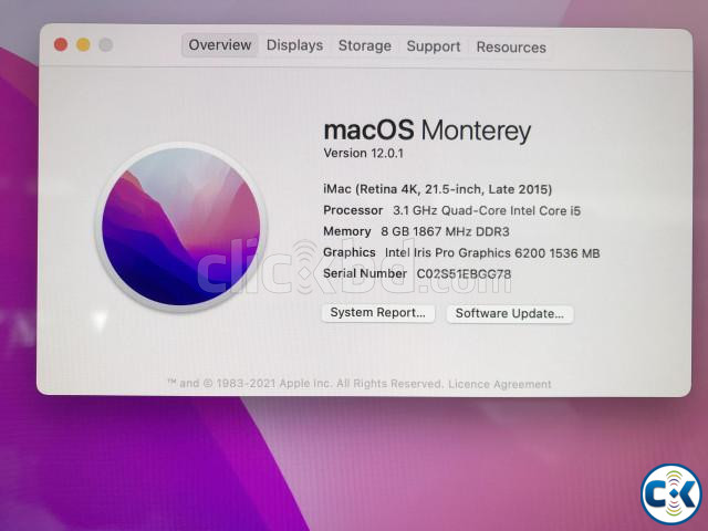 iMac Retina 4K 21.5-inch Late 2015 - Used large image 2