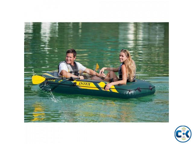 Seahawk 2 Inflatable Fishing Air Boat Set 2 Person  large image 1