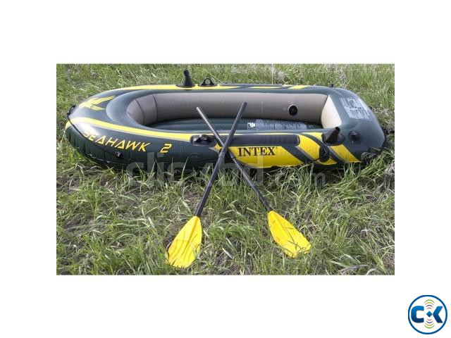 Seahawk 2 Inflatable Fishing Air Boat Set 2 Person  large image 3