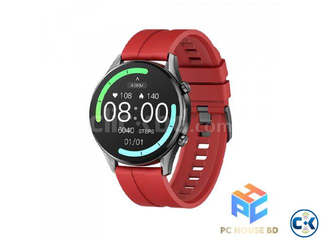 IMILAB W12 SMART WATCH DUAL STRAP EDITION BLACK RED STRAP large image 0