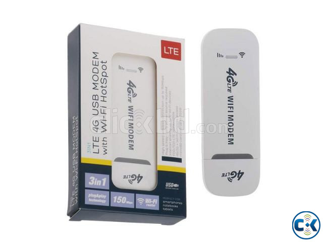 LTE 4G USB Modem With Wifi Hotspot Single Sim large image 0