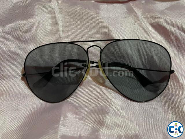 Vintage Ray Ban Aviator 62mm Blue Grey Lenses B L Sunglasses large image 0