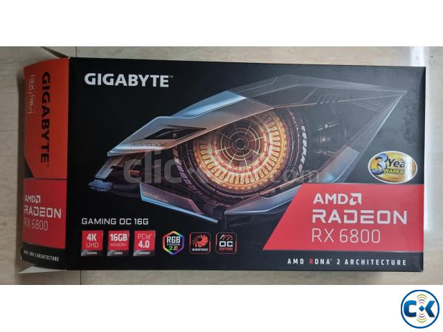GIGABYTE AMD REDEON RX 6800 GRAPHICS CARD large image 1
