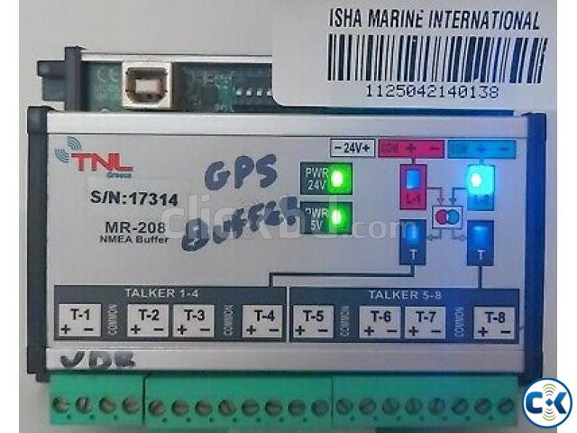 TNL MR-208 Fully Programmable 2-lnput 8-Output NMEA GPS Buff large image 1