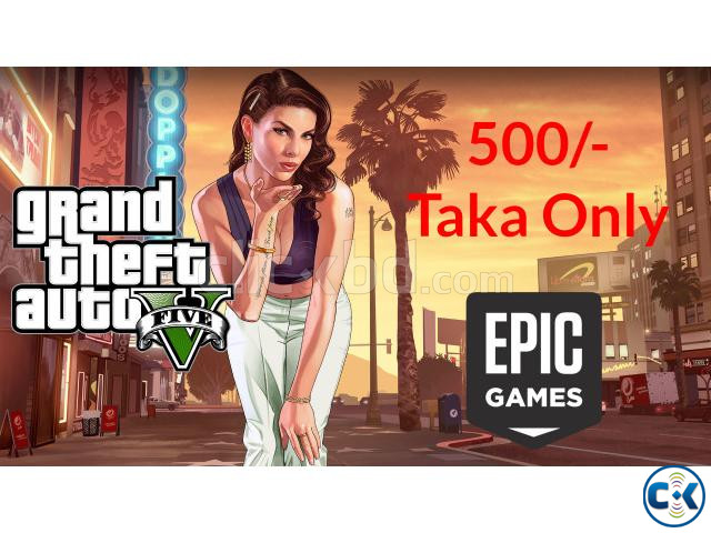 GTA 5 - ৳1199 Only Standard Edition Epic Games Store Account large image 0