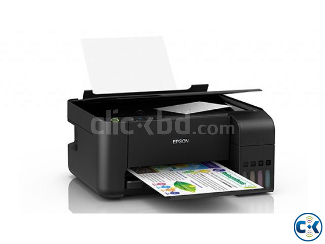 Epson Non Chennel L3110 All-in-One 4-Color Ink Tank Ready Pr large image 1