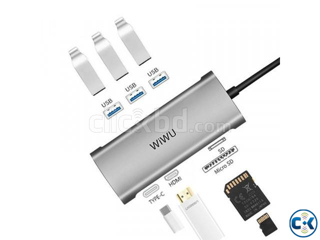 WIWU Alpha 7 In 1 USB-C Hub A731HP. large image 0