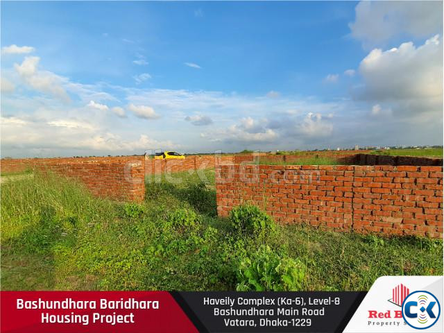 Attractive boundary completed 5 katha plot sell in P block large image 1