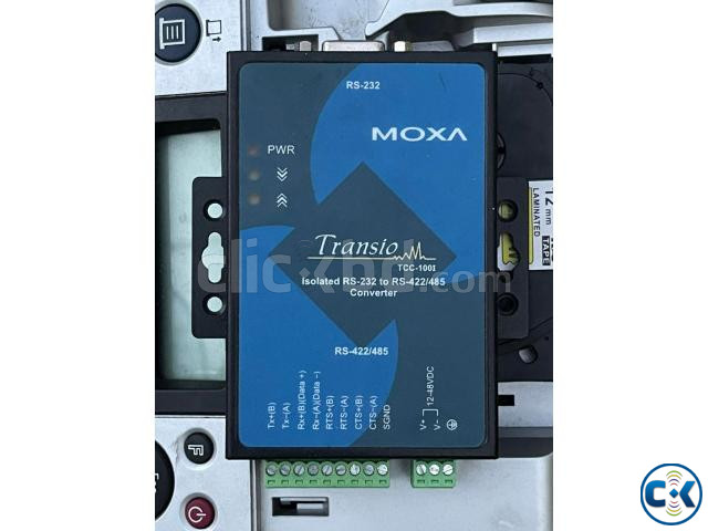 Moxa TCC-100i Industrial RS-232 to RS-422 485 Converter. large image 0