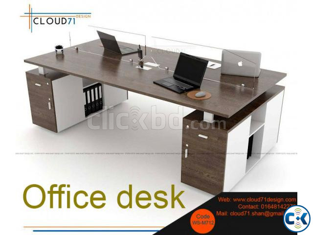 cubicle Office desk Office Workstation Workstation desk large image 1