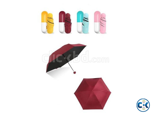 Compact Portable Capsule Umbrella large image 0