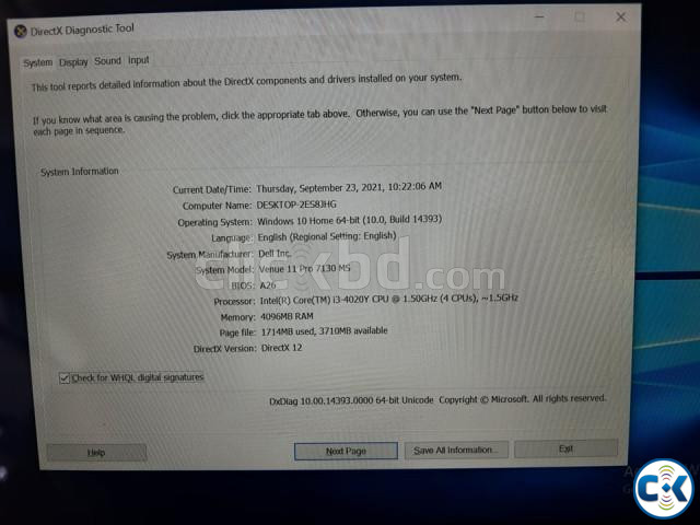 Dell Venue Pro 11 Windows Tab large image 3
