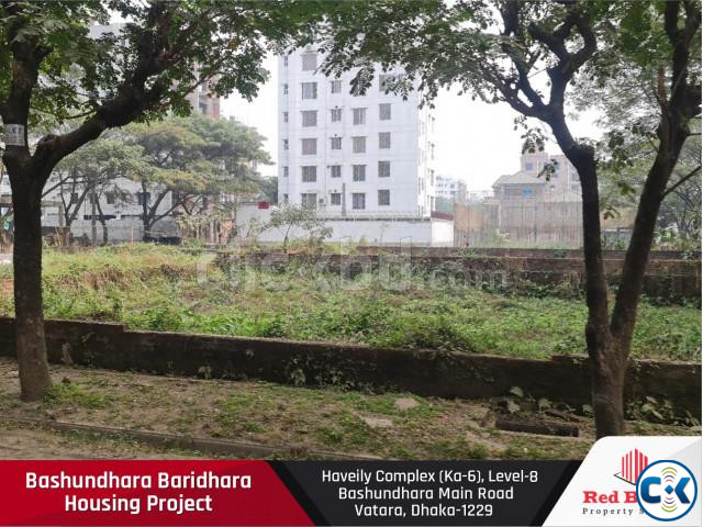 5 Katha South facing plot sale in I-Block Bashundhara R A D large image 0
