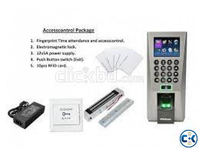 ZKTeco f-18 Fingerprint Accesscontrol full pkg price in bd large image 0