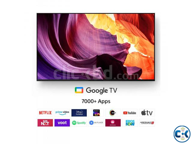 Sony 55X80K HDR 4K UHD Voice Search Android LED TV large image 1
