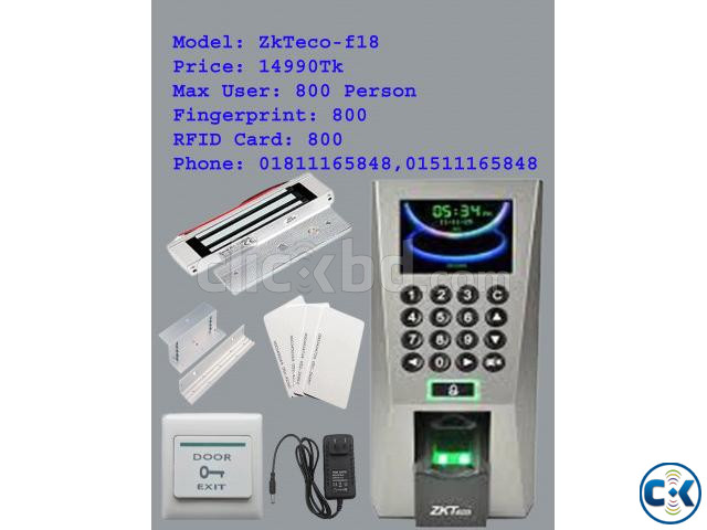 Zk-Teco Accesscontrol price in bd large image 0
