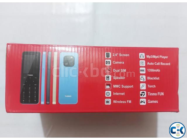 Tinmo F688 Star keypad Touch Slim Card Phone With Warranty large image 3