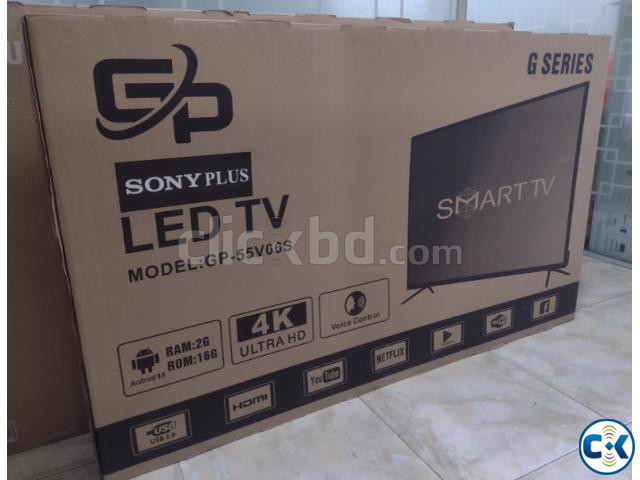 SONY PLUS 55 inch 55V06S UHD 4K ANDROID VOICE CONTROL TV large image 1