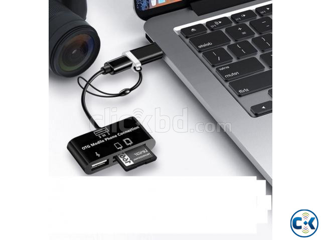 3 In 1 Mobile OTG Card Reader For Micro USB Port And Type-C large image 2