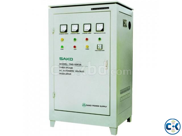 SAKO-AVR TNS-40 KVA Automatic AC Voltage Stabilizer Lift M  large image 1